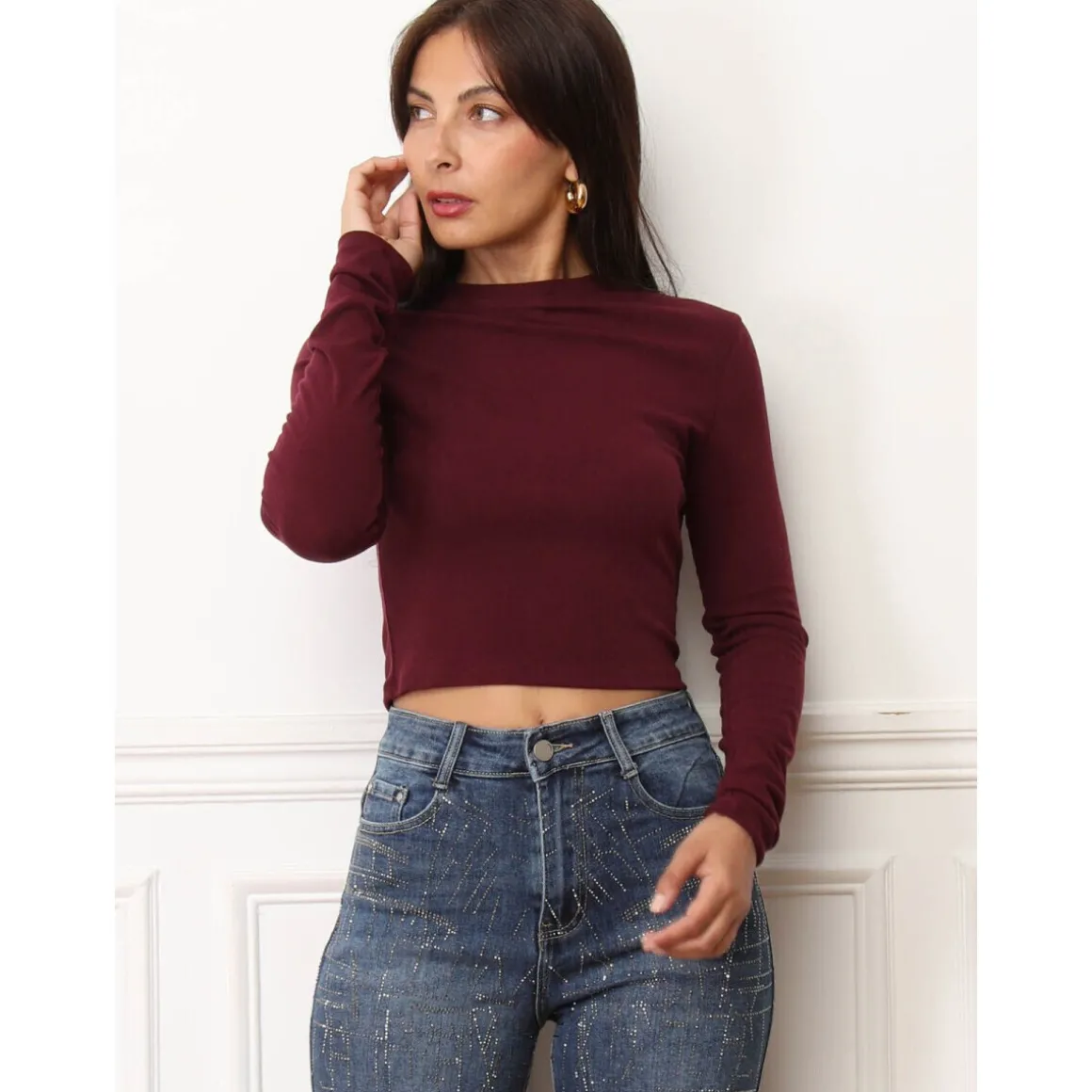 Langærmede T-shirts La Modeuse