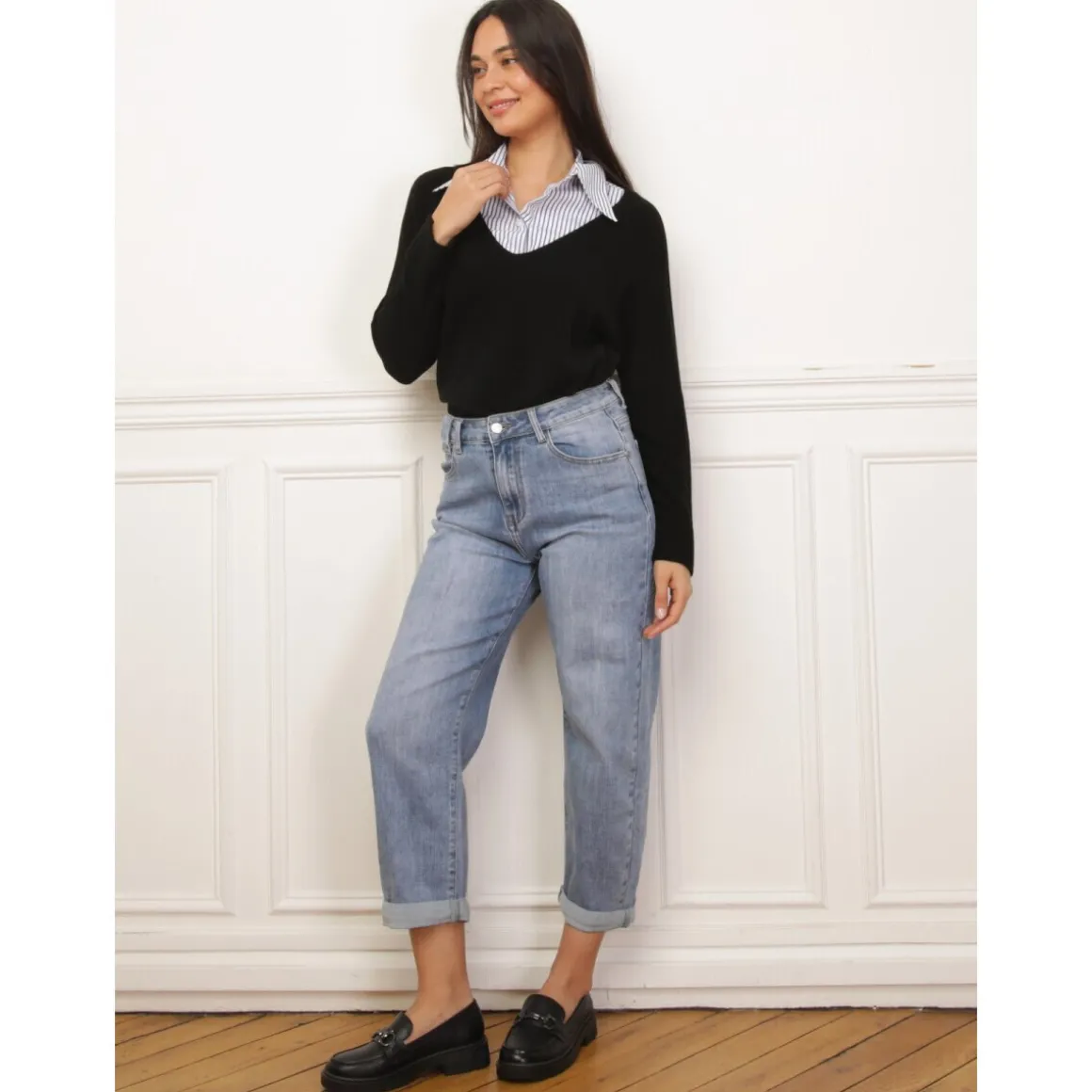 Lige jeans La Modeuse