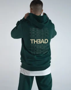 Sweatshirts m. hætte THEAD.