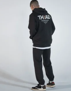 Sweatshirts m. hætte THEAD.