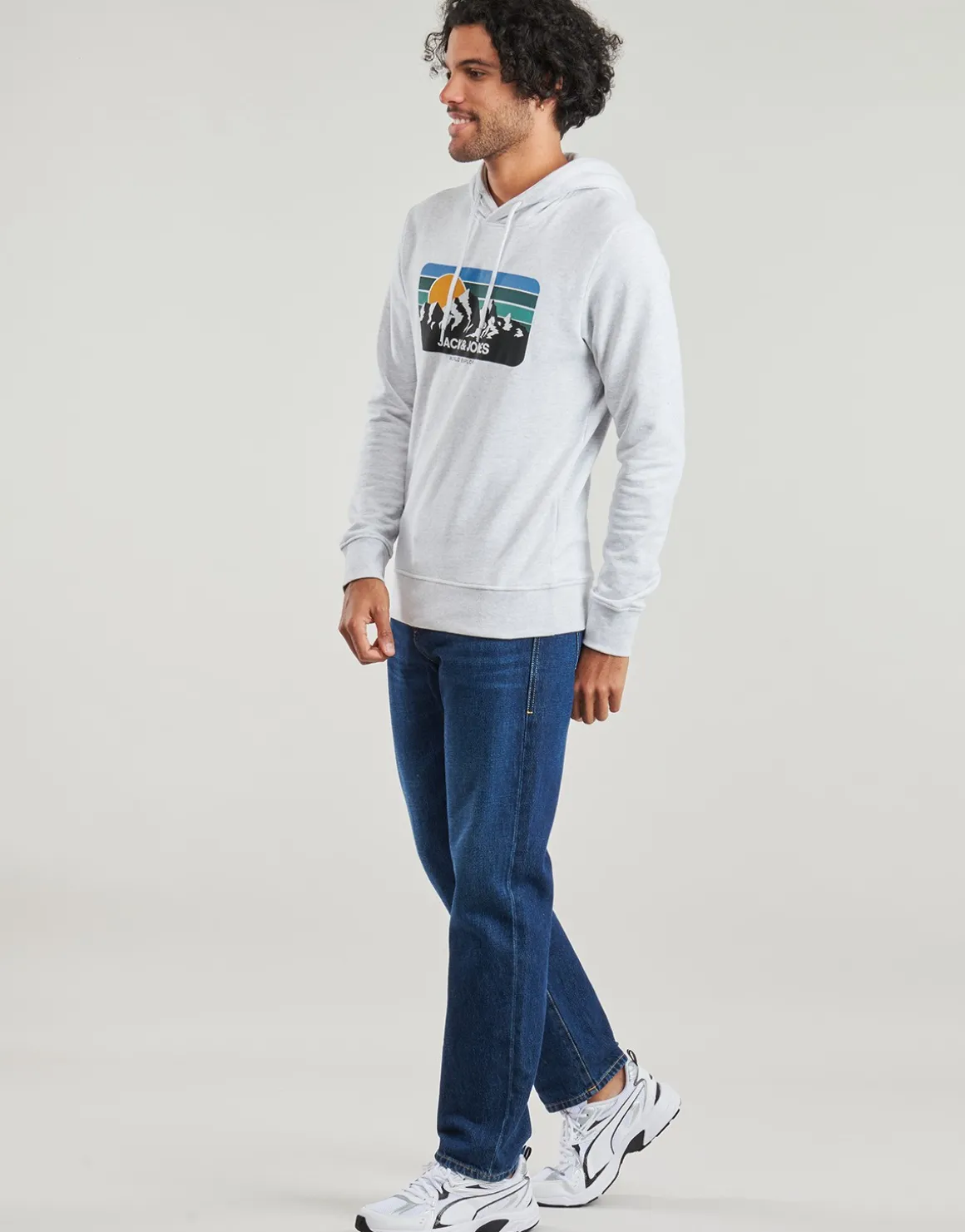 Sweatshirts m. hætte Jack & Jones