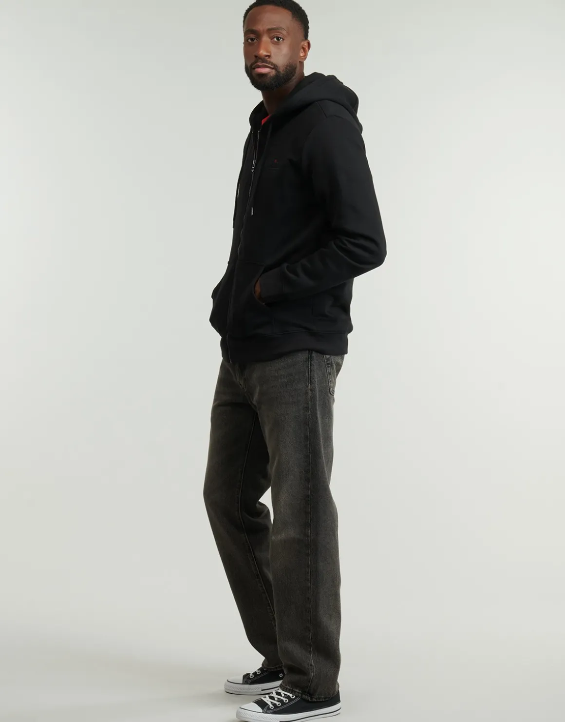 Sweatshirts m. hætte Teddy Smith