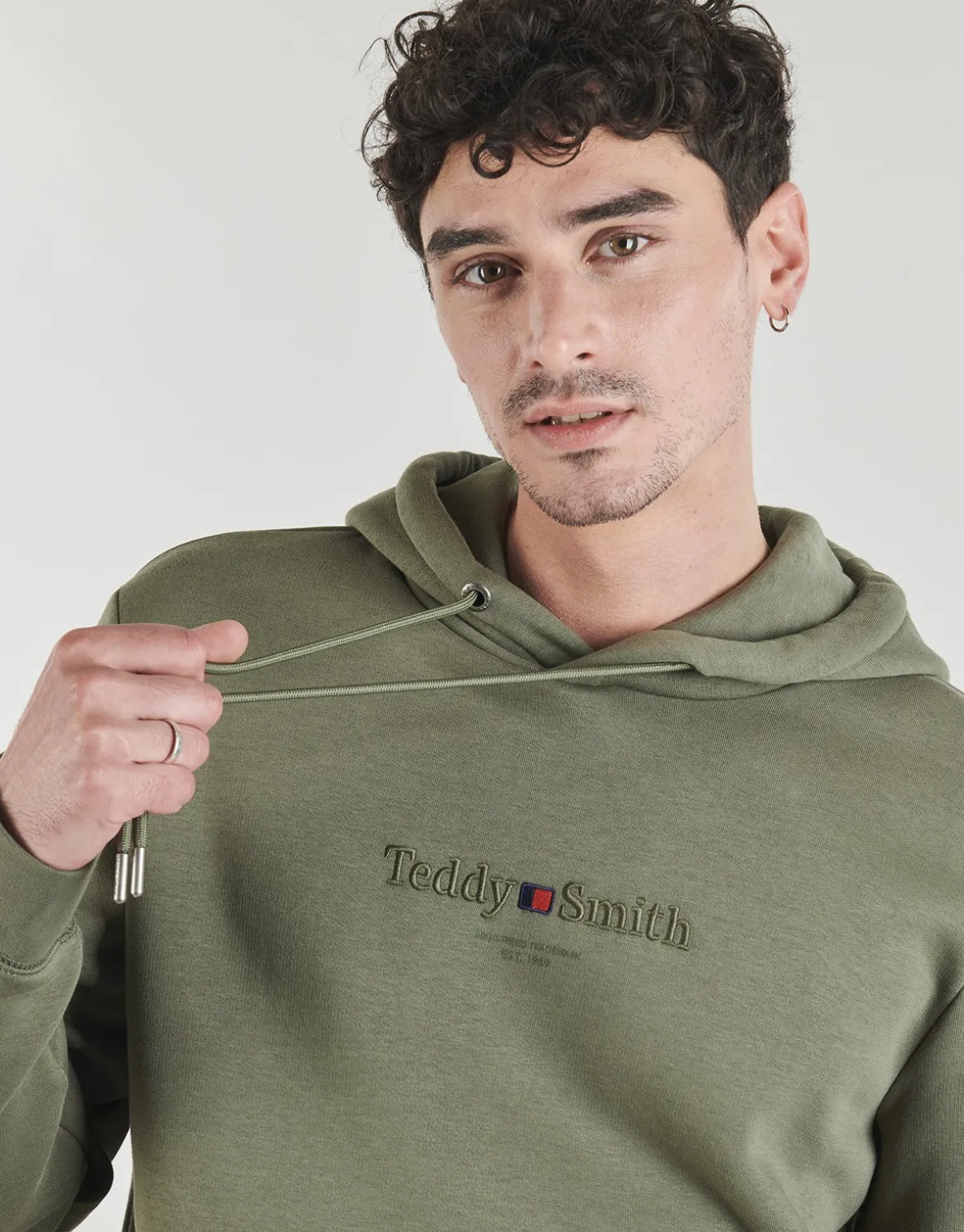 Sweatshirts m. hætte Teddy Smith